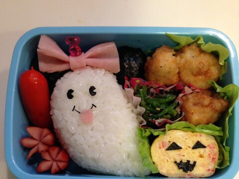 ハロウィンのキャラ弁 ミニーちゃんおばけ レシピ 作り方 By ヘビロテ36 楽天レシピ ハロウィンのキャラ弁 ミニーちゃんおばけ レシピ 作り方 By ヘビロテ36 楽天レシピ